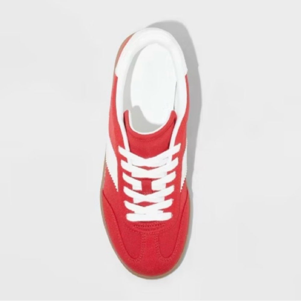 SINCERLY JULES Red & White Memory Foam Sneakers NWT | Size 8 | Sierra - Picture 2 of 10